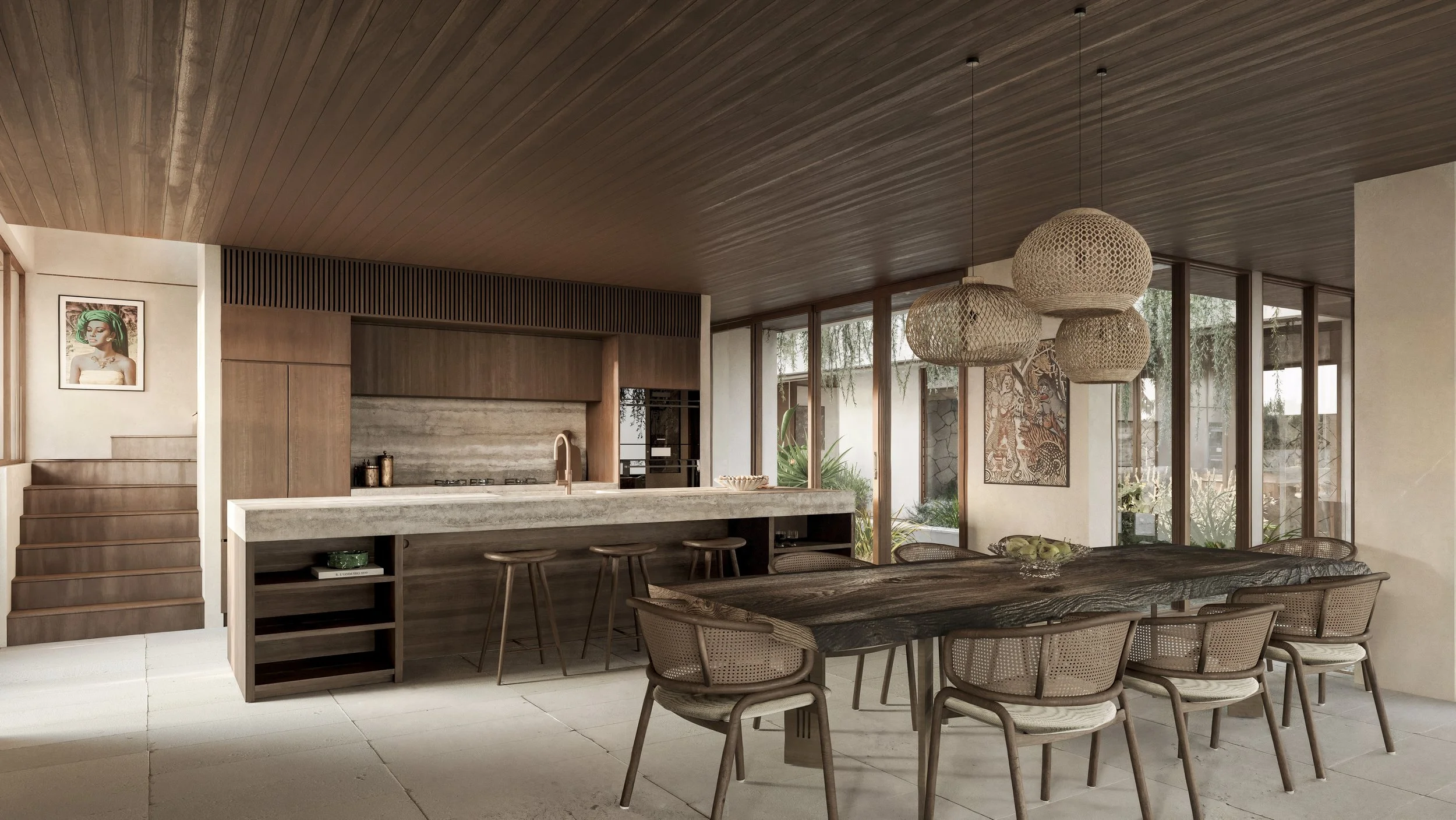 Kitchen views out to pool 1.jpg