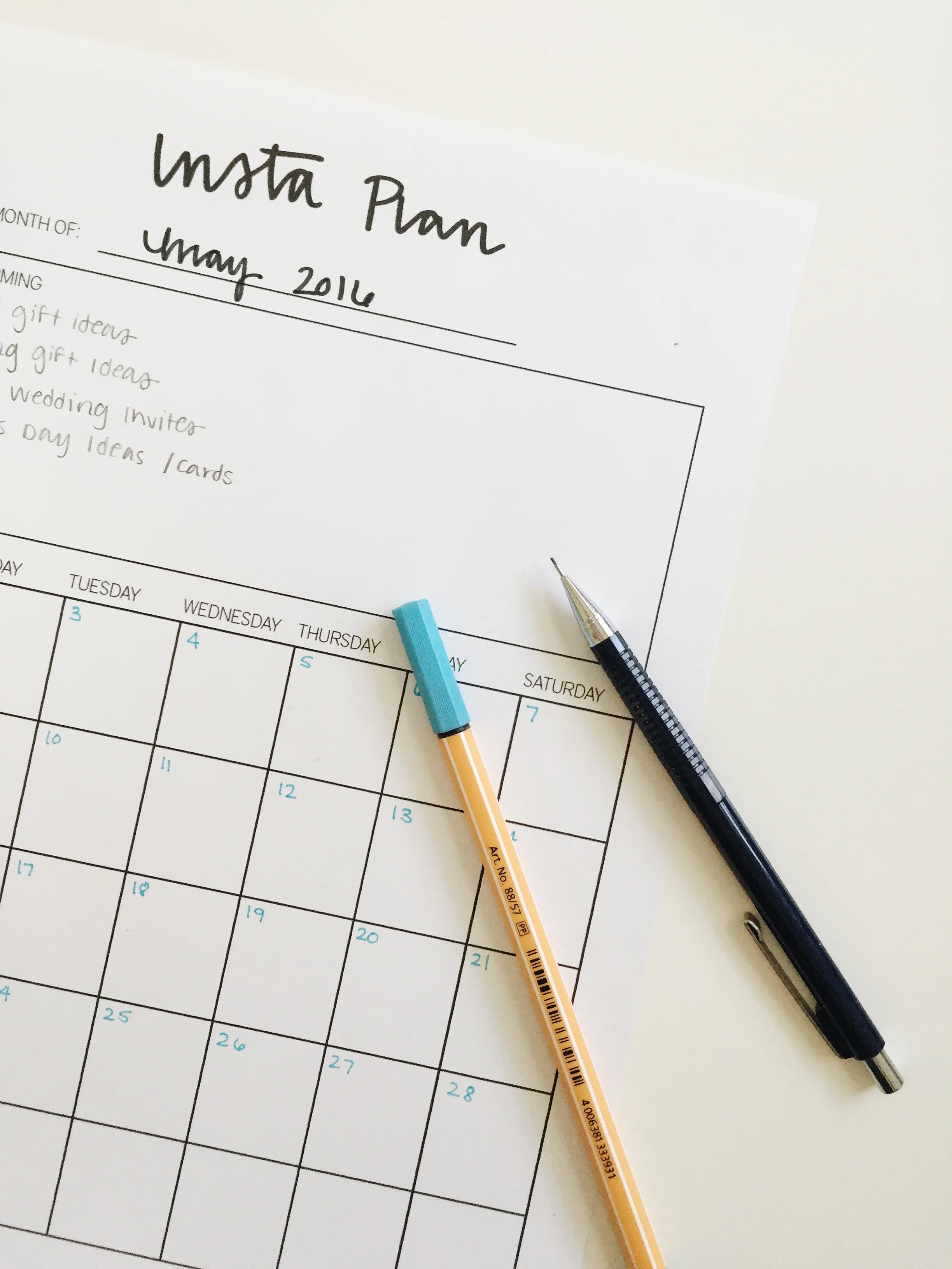 My Method For Planning Instagram Posts // Machelle Kolbo Design Studio