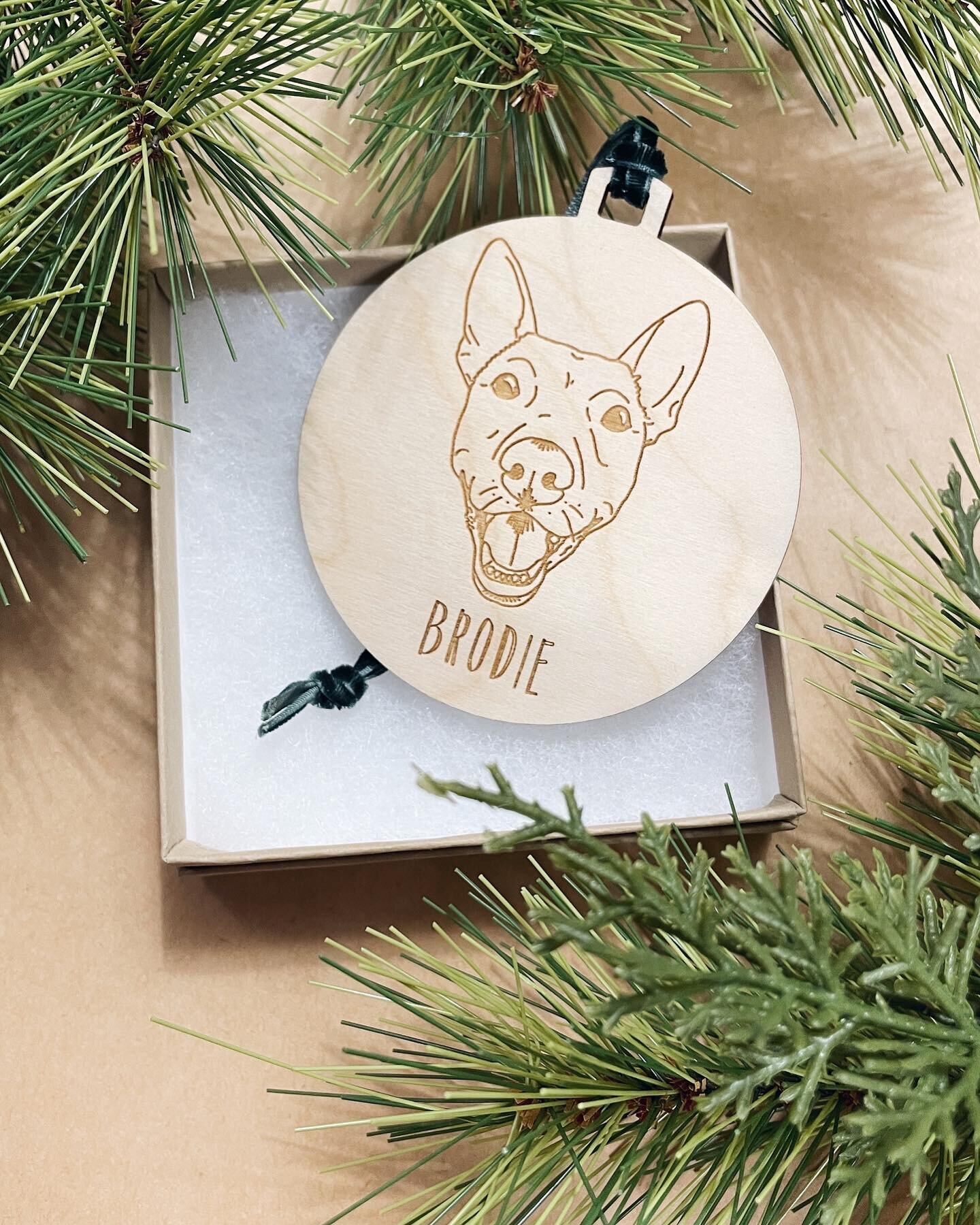 Have I mentioned lately that I love getting your custom ornament orders and sending them out to you. It&rsquo;s a joy to create ornaments that commemorate a milestone, perfectly capture your pet, or make the perfect gift.

Also, can we talk about how
