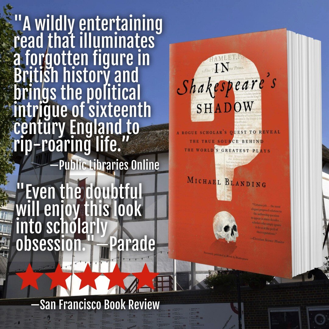 In Shakespeare's Shadow now out in paperback! Link in bio.

&quot;The true story of a self-taught sleuth's quest to prove his eye-opening theory about the source of the world's most famous plays, taking readers inside the vibrant era of Elizabethan E