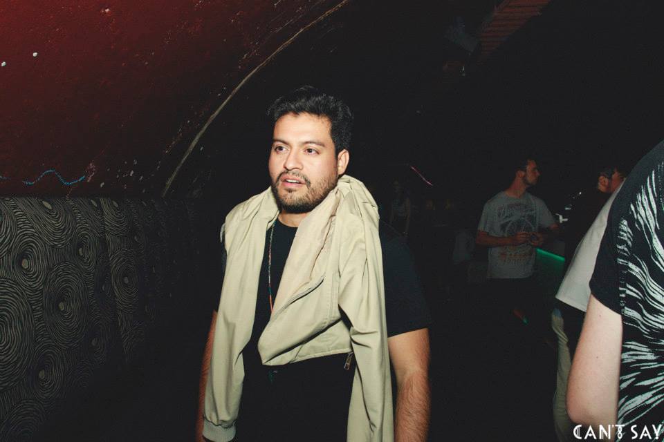 Birthday boy Andrew from Motorik Vibe Council at Can't Say - 30.01.15