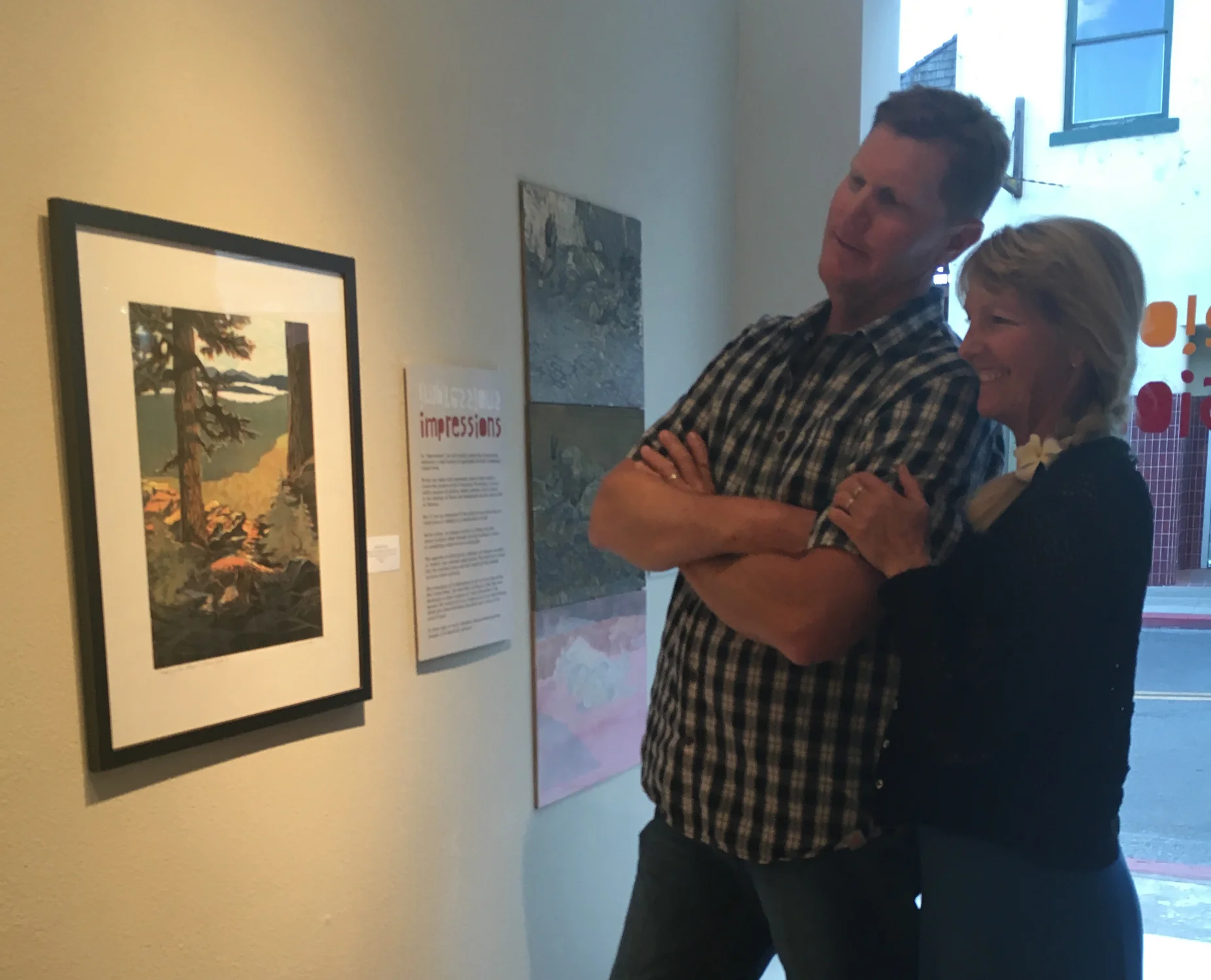 Paul and Lauren Sweezy critiquing Sierra Fox
