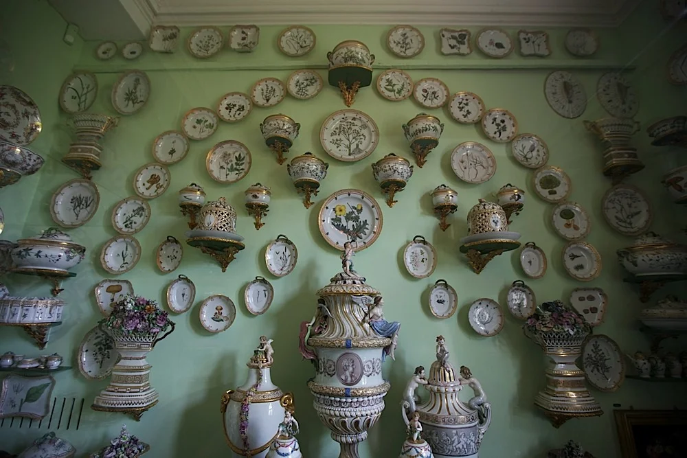 Ceramics in Rosenborg Slot in Copenhagen, Denmark.