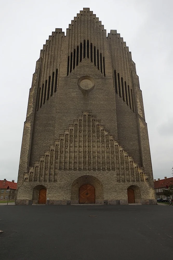 Grundtvigs Kirke (made to look like an organ), Copenhagen, Denmark.