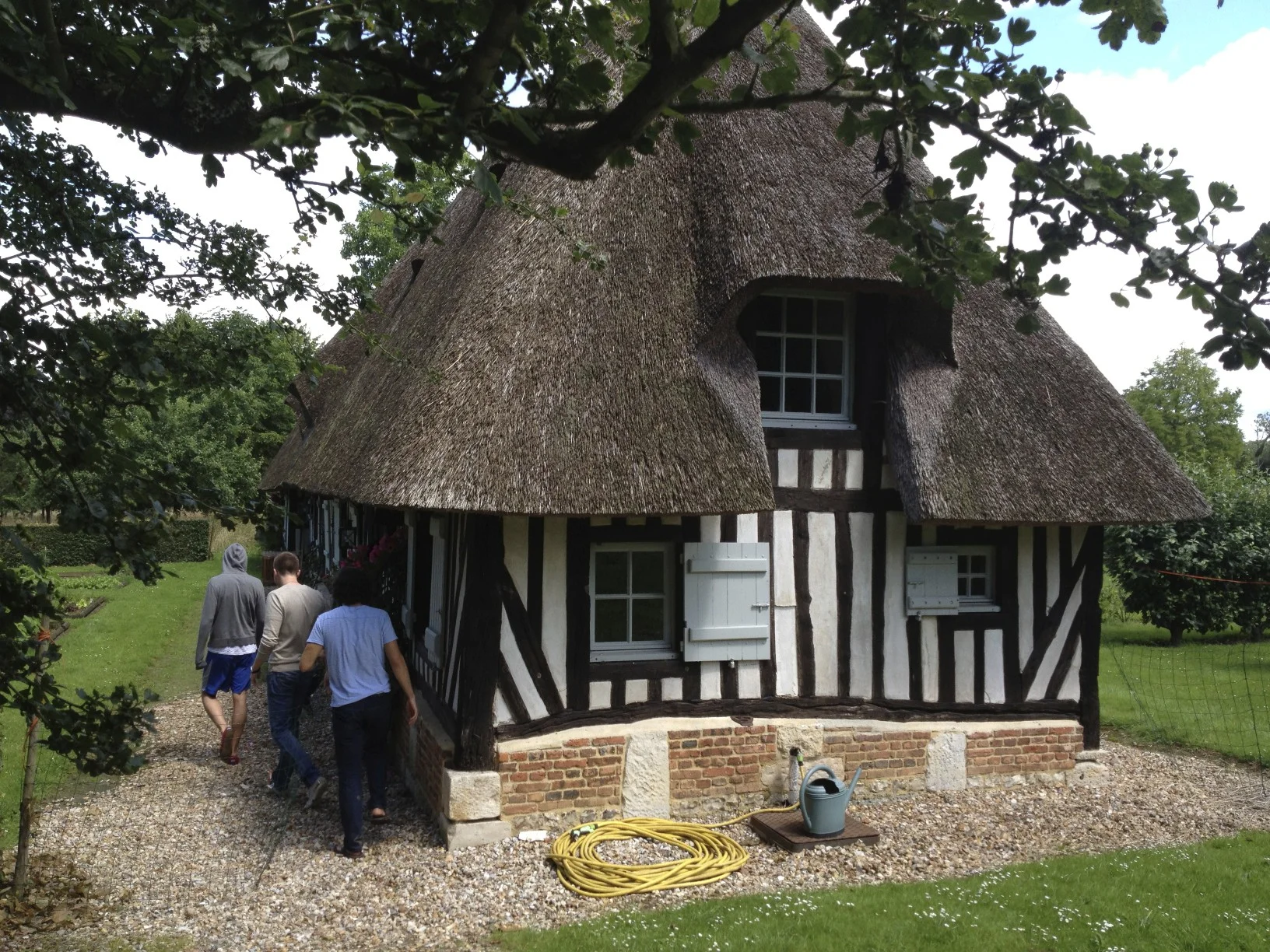 The boys' house at Eléonore's in Normandie.