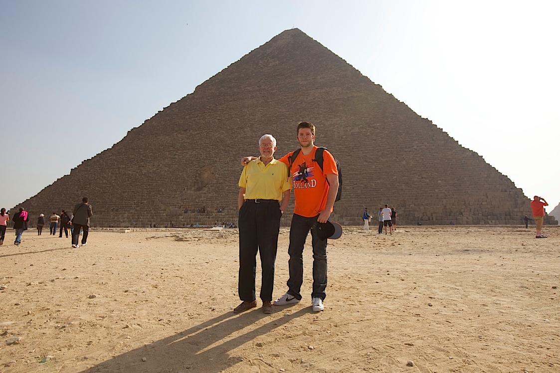 The Great Pyramid at Giza (Khufu or Keops). 