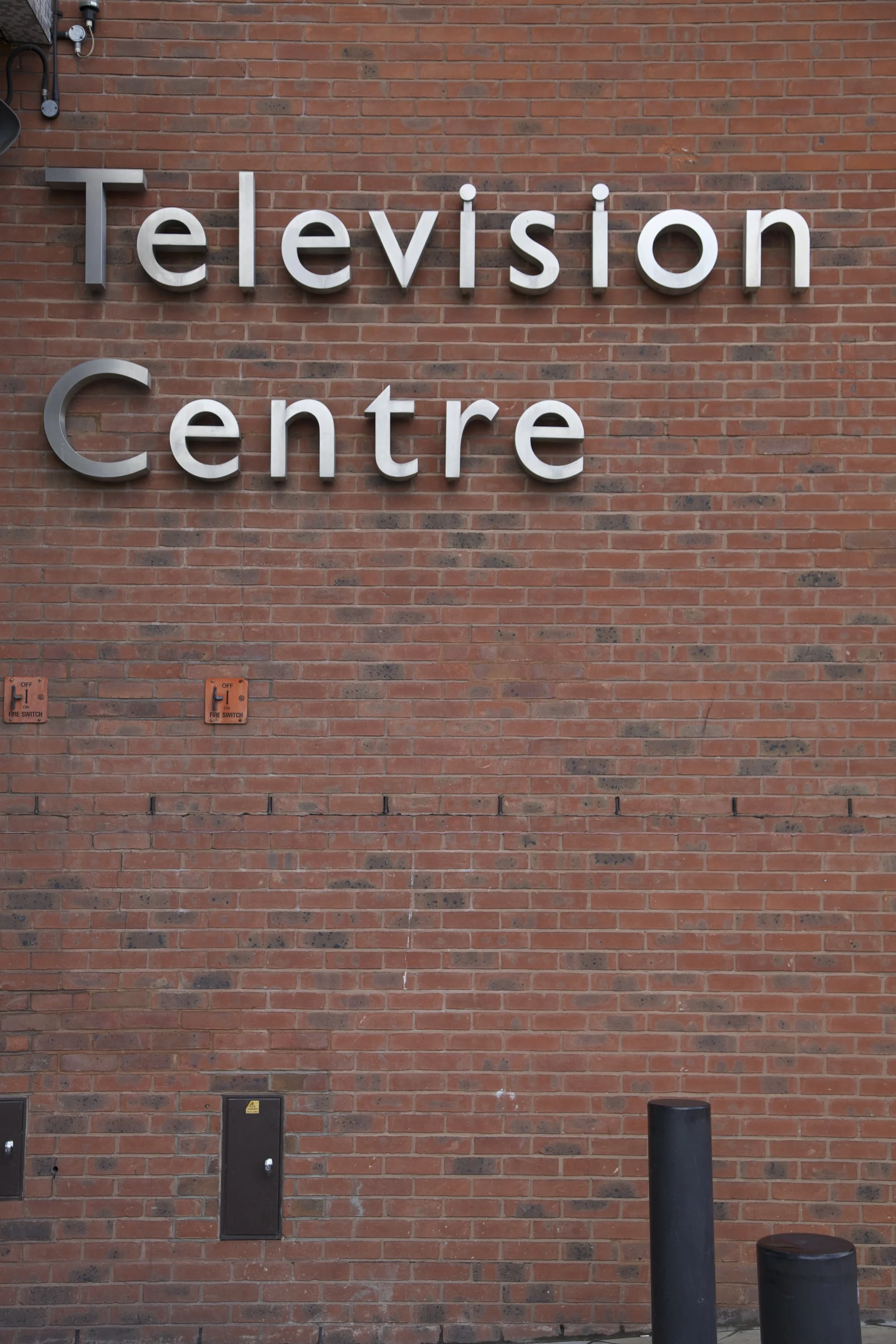 Outside BBC Television Centre.