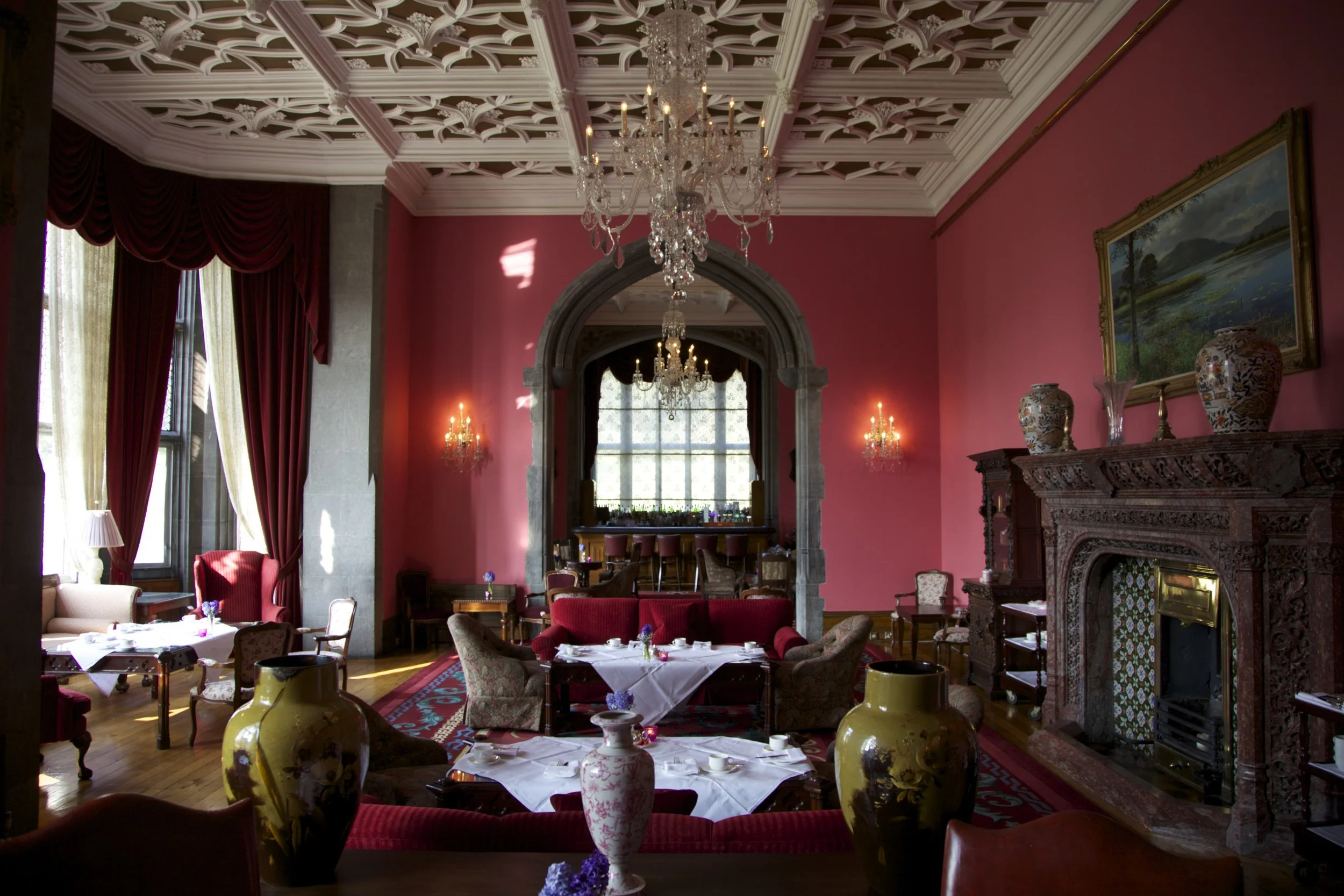 Inside Adare Manor, a beautiful place. (Adare, Ireland.)