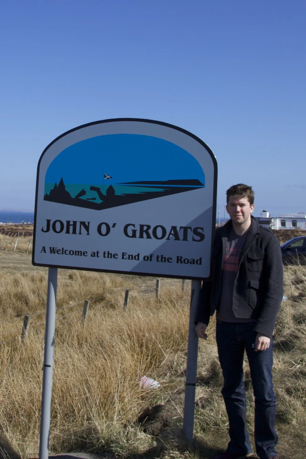 Me at John O'Groats. (Scotland.)