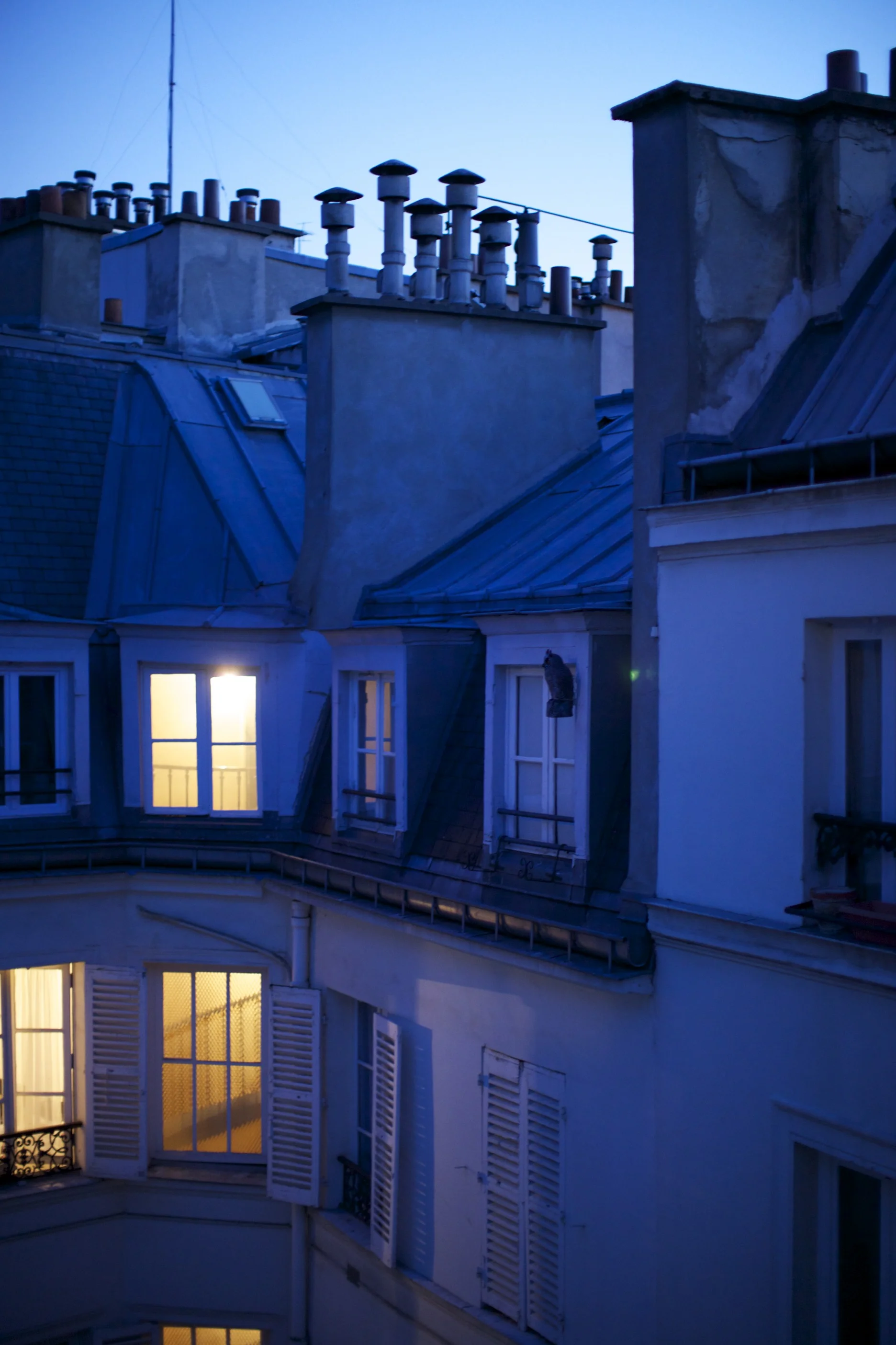 A view from the apartment window.