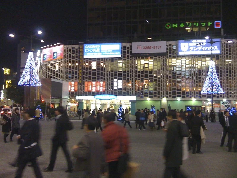 Lights in Shimbashi, Tokyo.