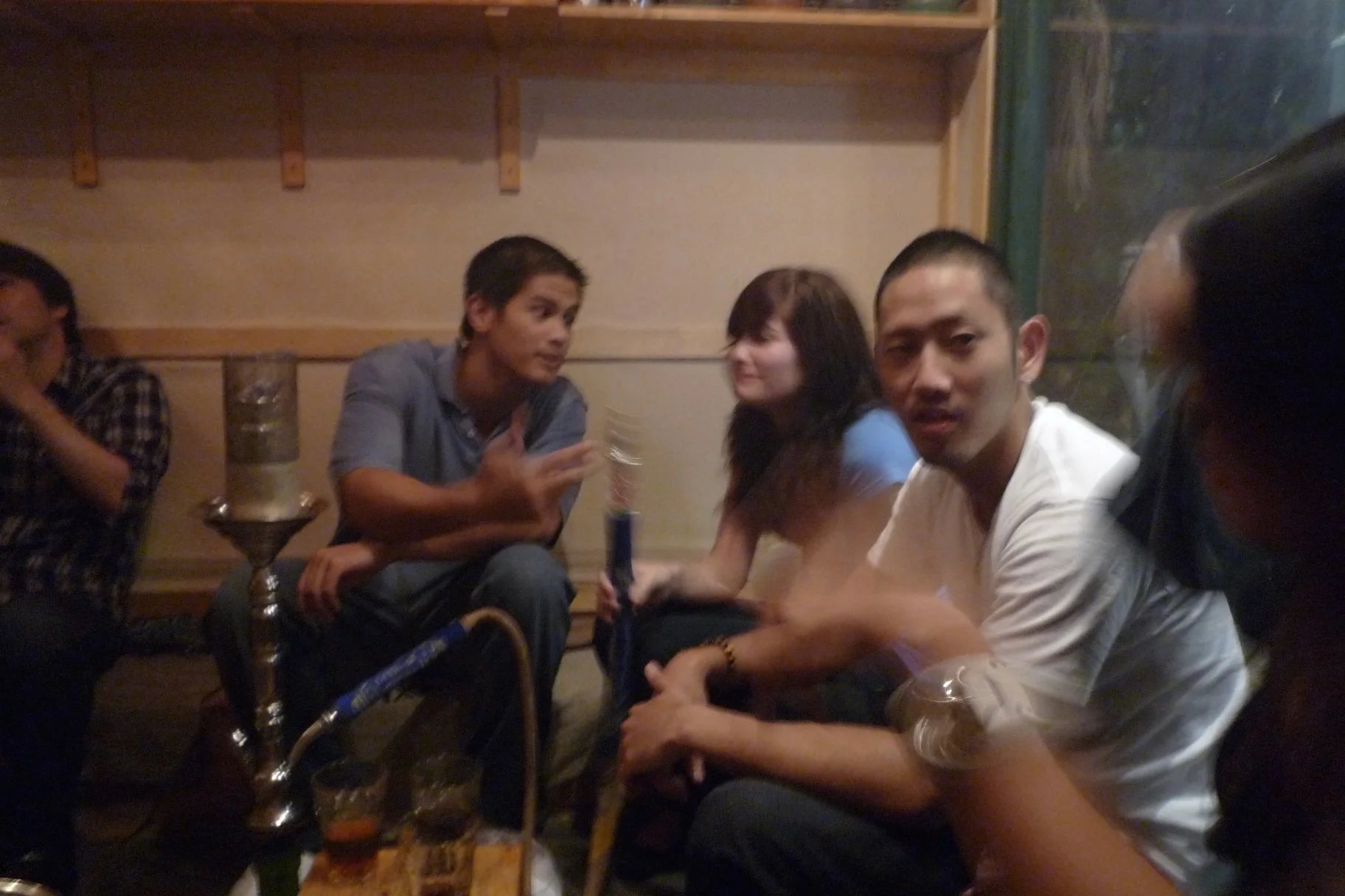 A previous visit to Shisha with Kelly, Michiyo, Arash, Megan, and Shintaro