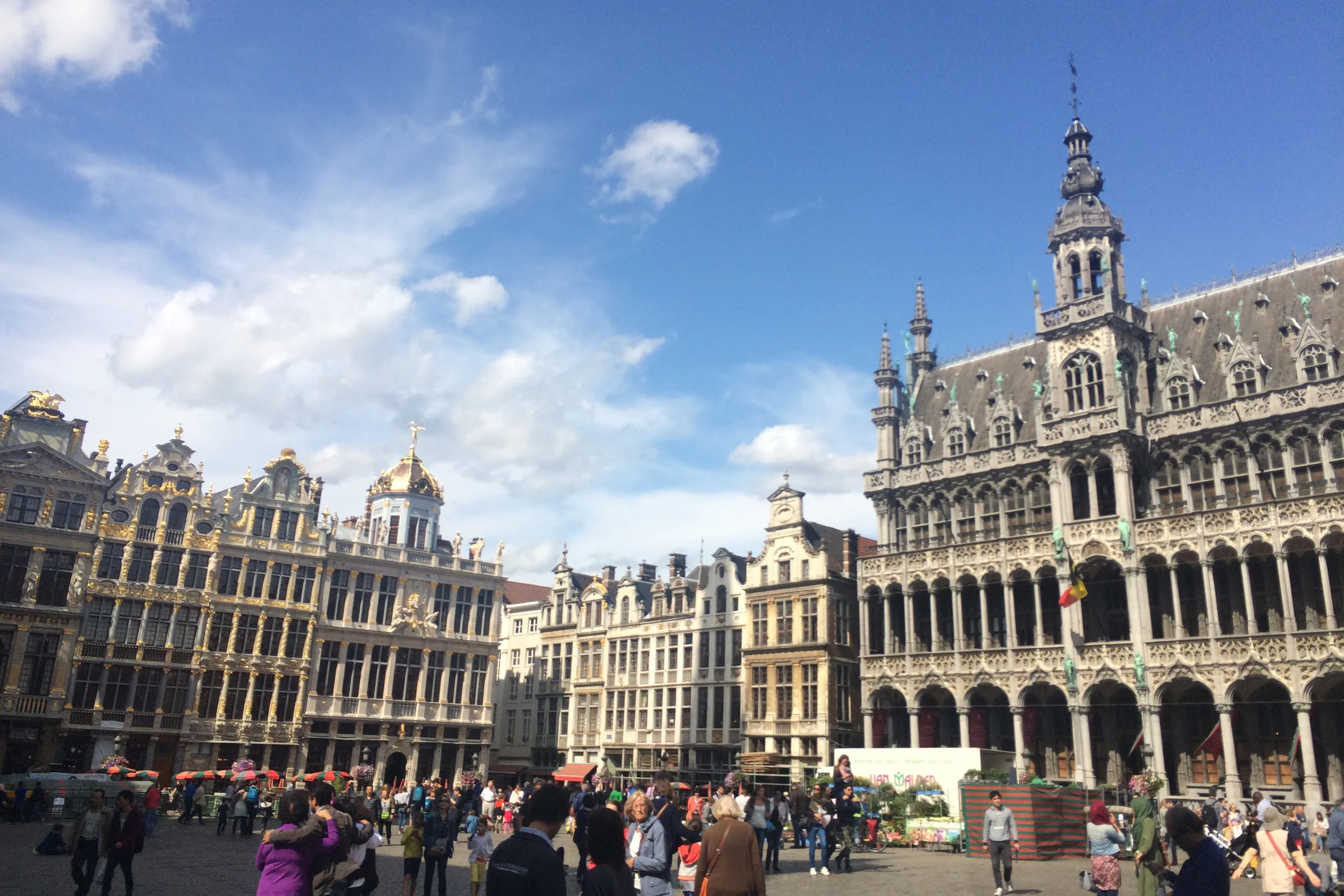 The Grande Place. (Brussels, Belgium.)