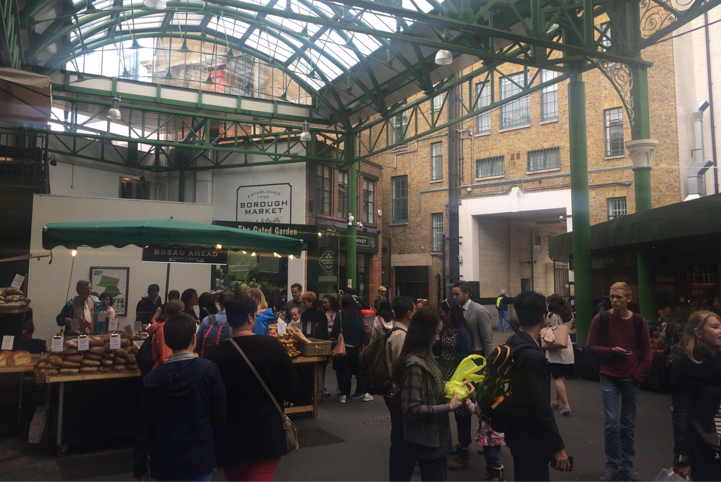 Borough Market, one of London’s greatest places to eat and shop. (London, U.K.)