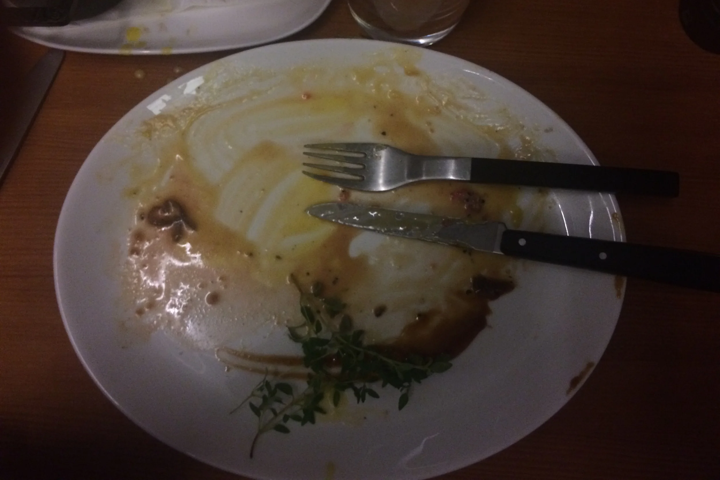 The aftermath, at Gourmandiet. (Copenhagen, Denmark.)