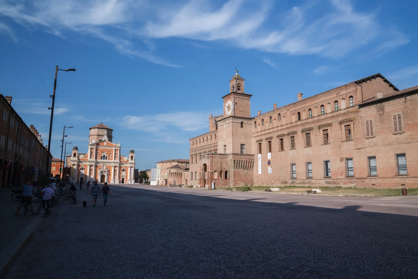The Piazza Martiri in Carpi. (Carpi, Emilia-Romagna, Italy.)
