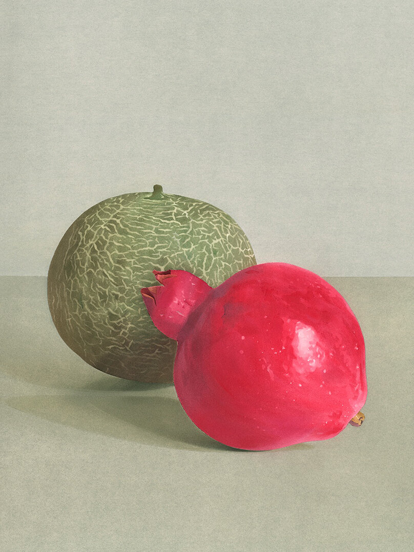 Pomegranate and Melon.jpg