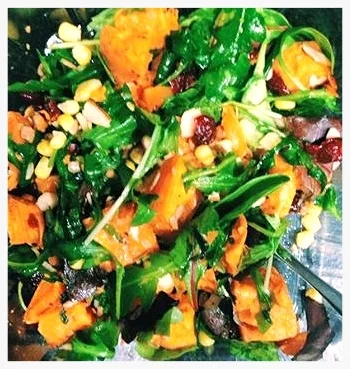 Truth be told THIS particular salad was made at Whole Foods...but you get the idea. 