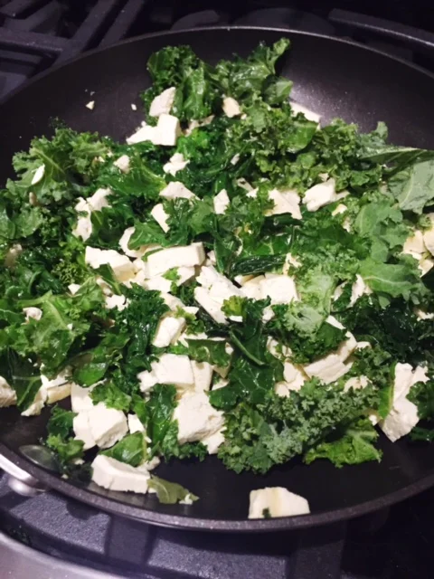 Sauteed with a little olive oil plus s&p