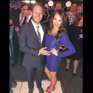 Me, Matt and baby bump <3