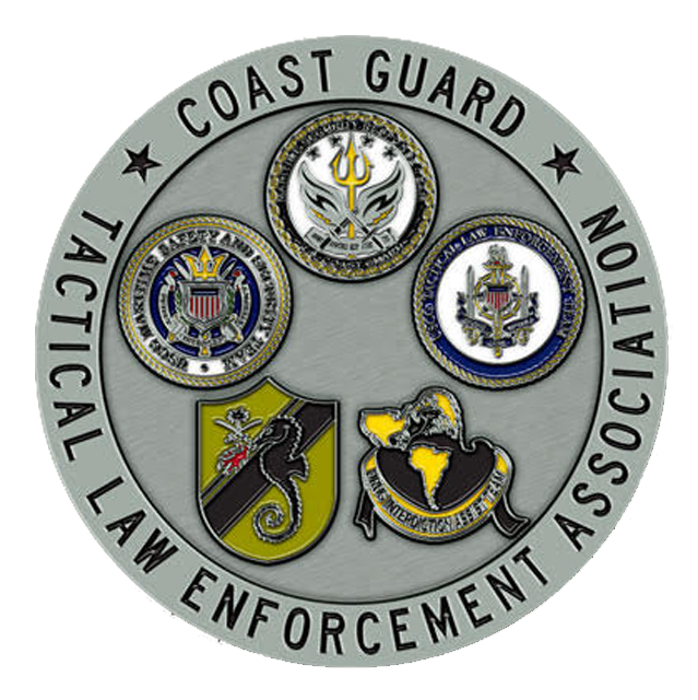 Coast Guard Pendant & Necklace Handcut Challenge coin 1" Diameter # 791 