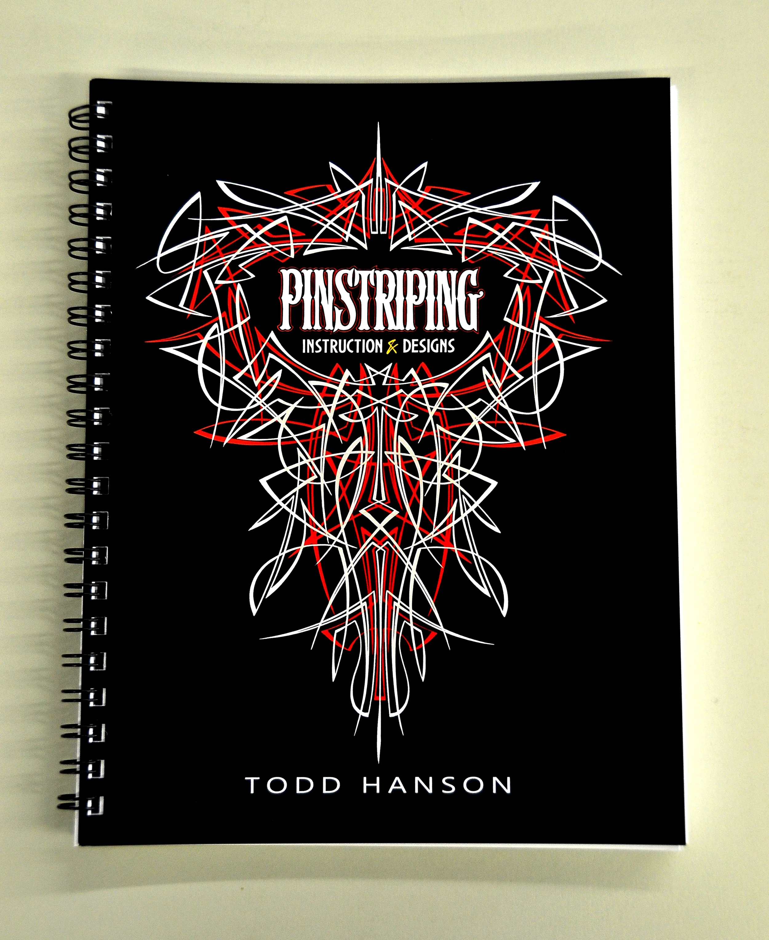 Book Cover Pinstriping Instruction and Design.JPG