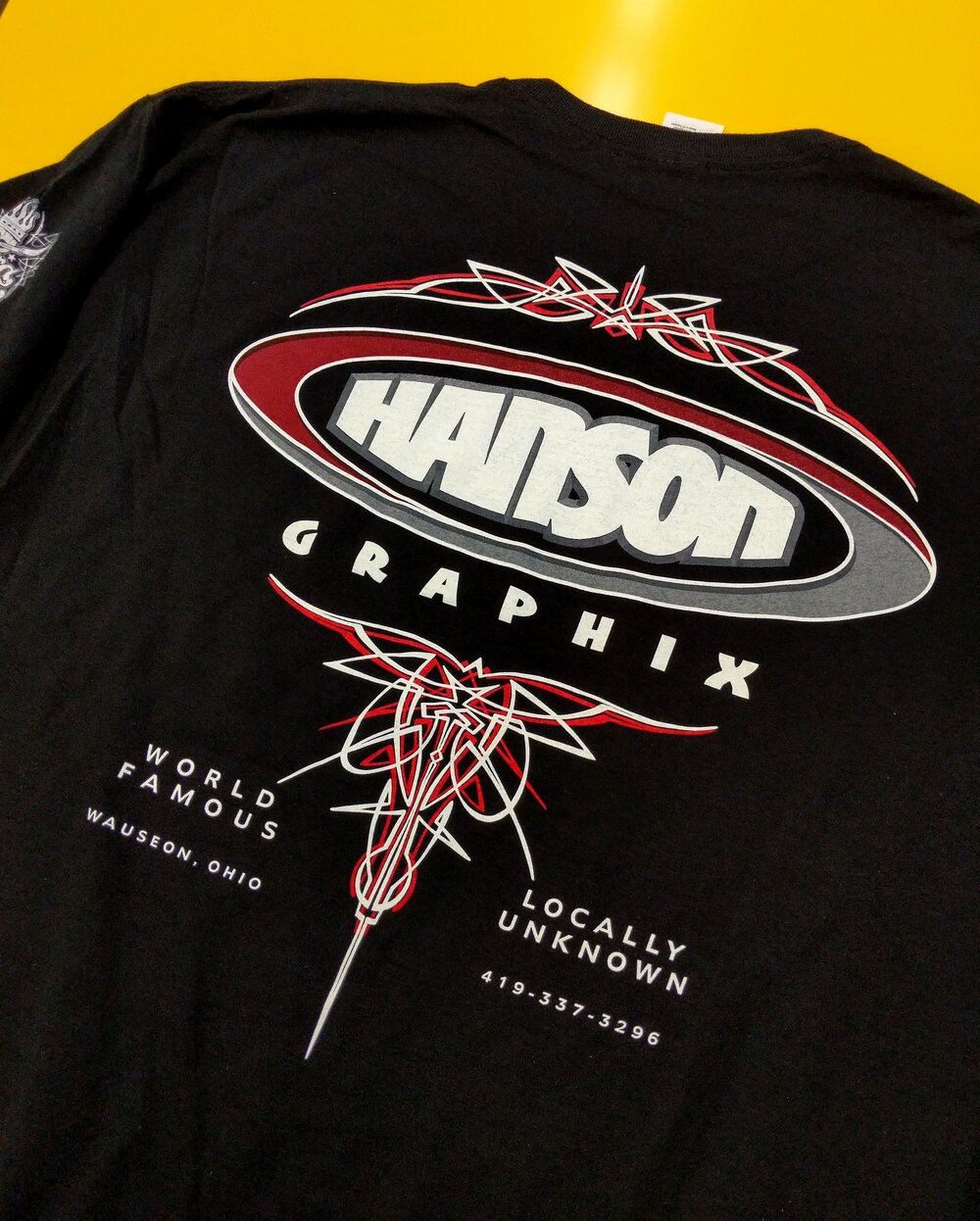 Hanson Oval Hot Rod Pinstripe T-Shirt — Graphix