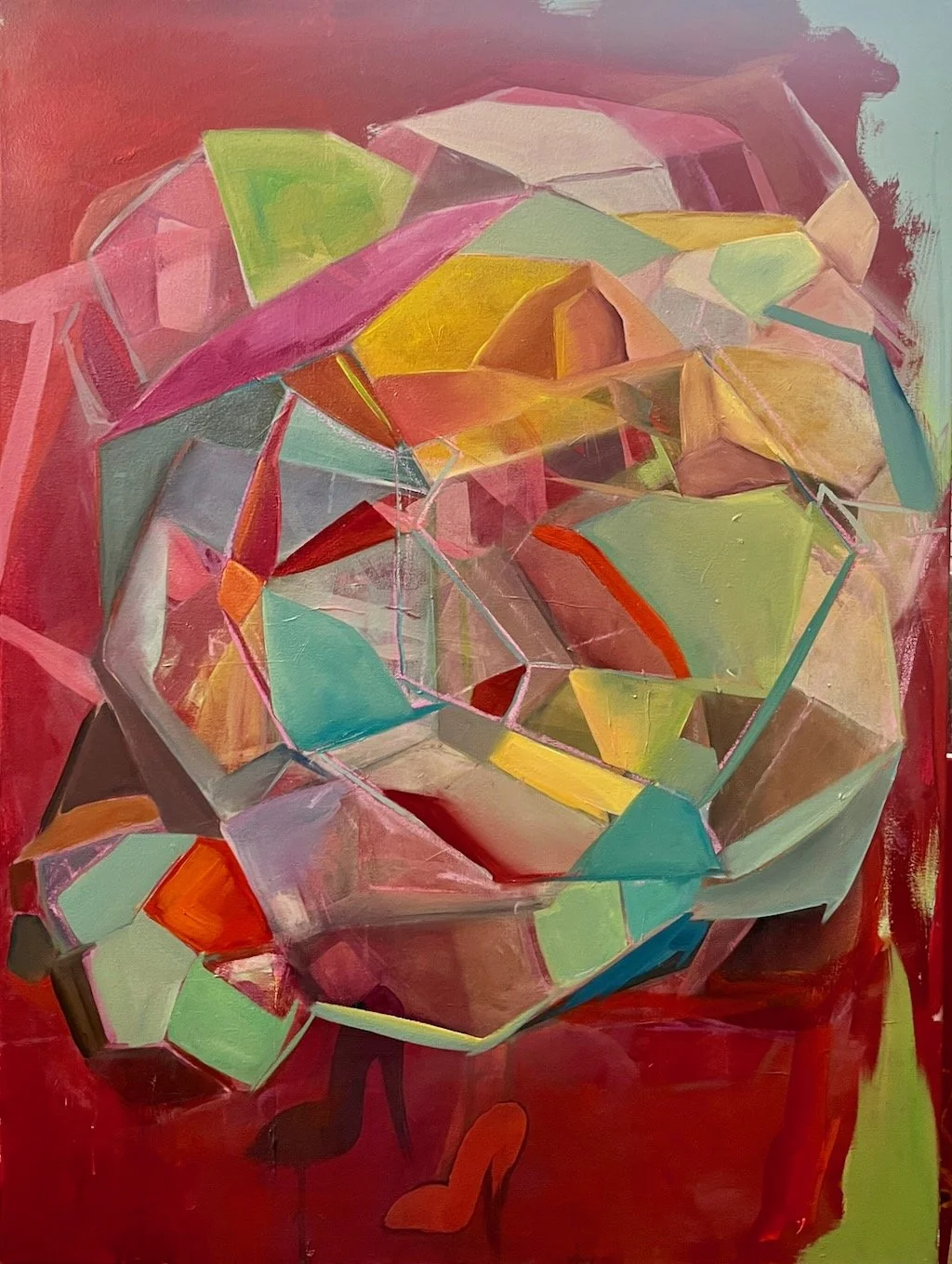 2025 "The Weight"
4x3' Oil on Canvas