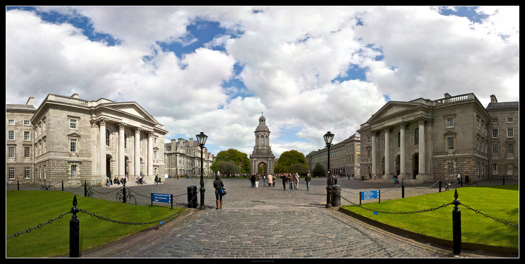Trinity College, where Oscar Wilde, Samuel Beckett, Bram Stoker and Jonathan Swift learned to write. Photo by Phillip Milne.