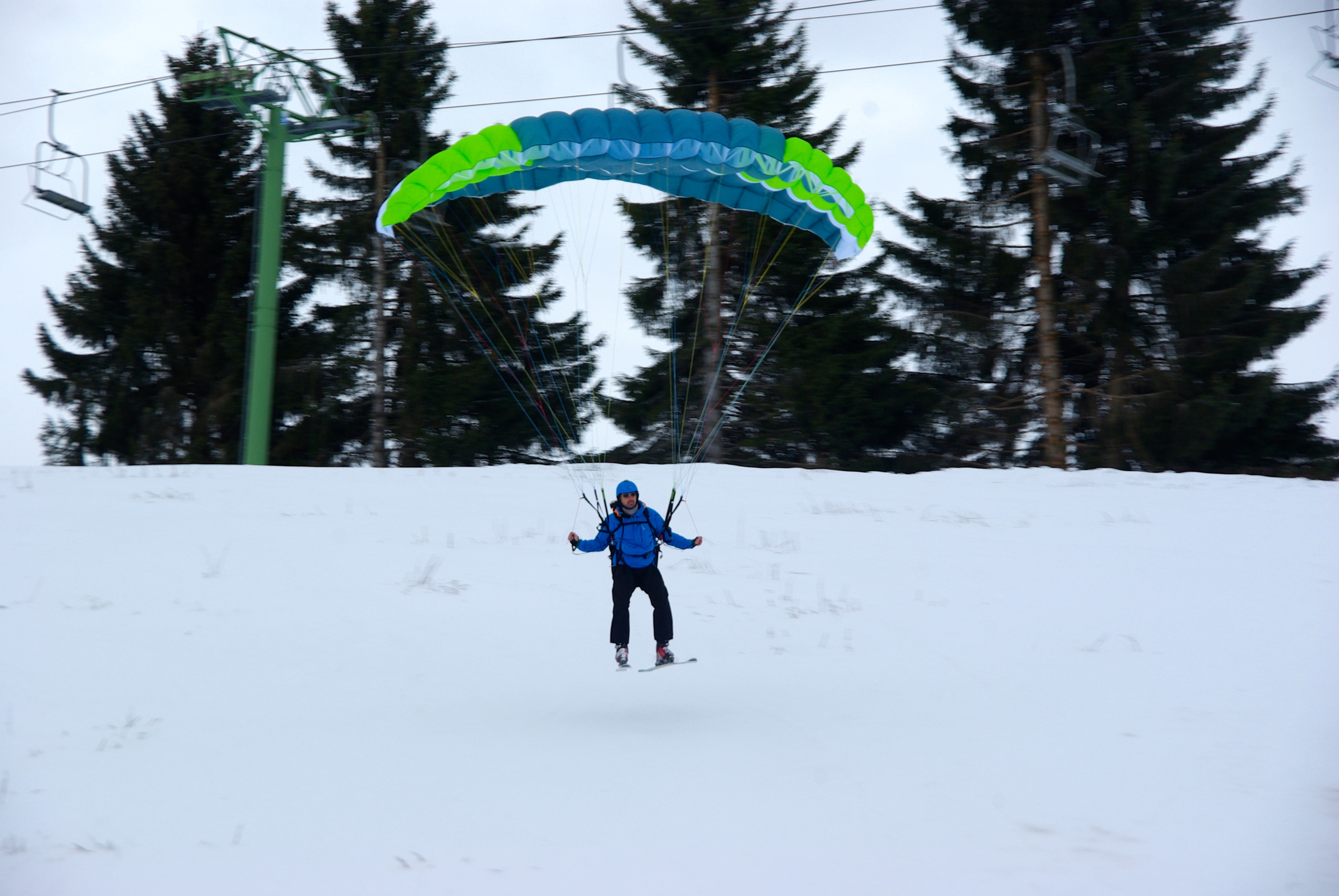 Speed riding is skiing on steroids (with a Red Bull chaser). Image courtesy of Morzine.