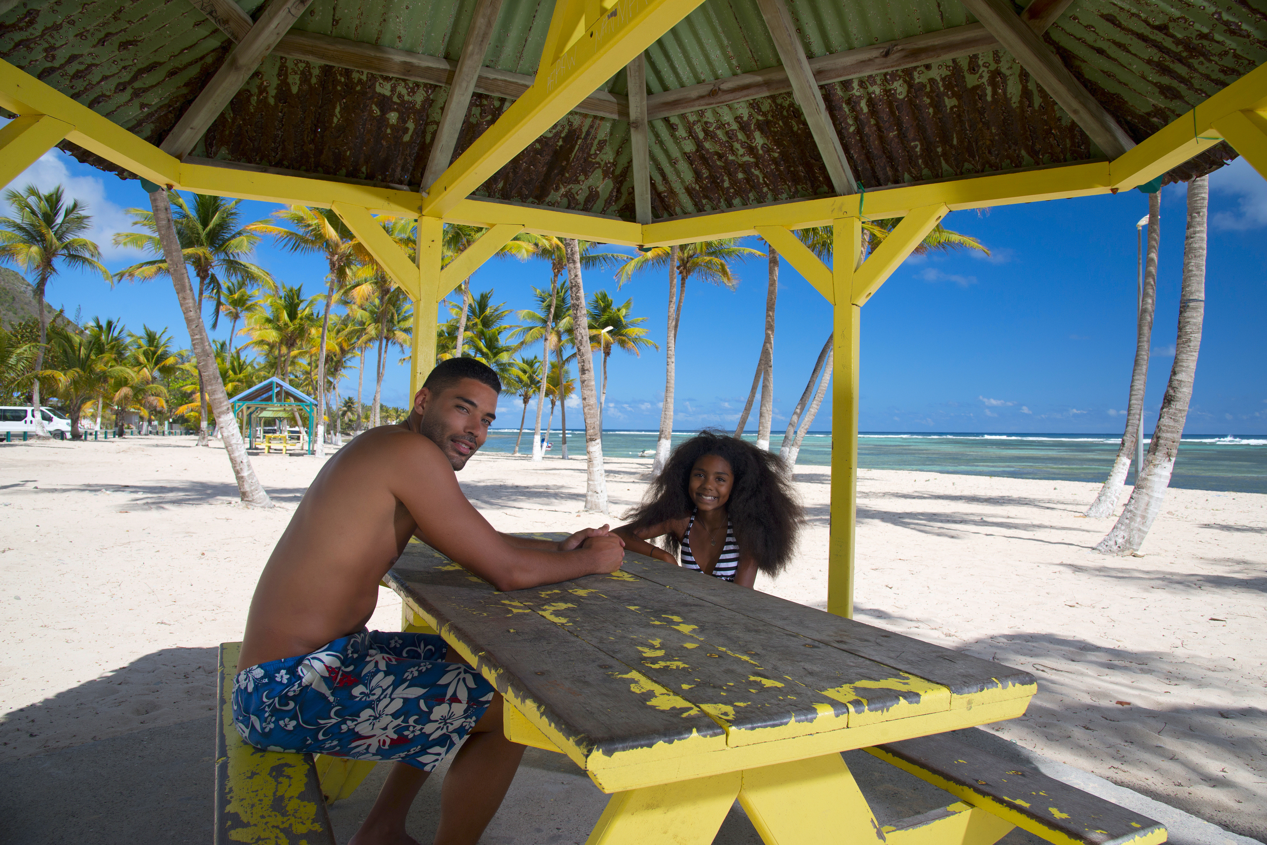 Guadeloupe has a selection of quiet white-sand beaches. Image courtesy of Guadeloupe Islands Tourist Board