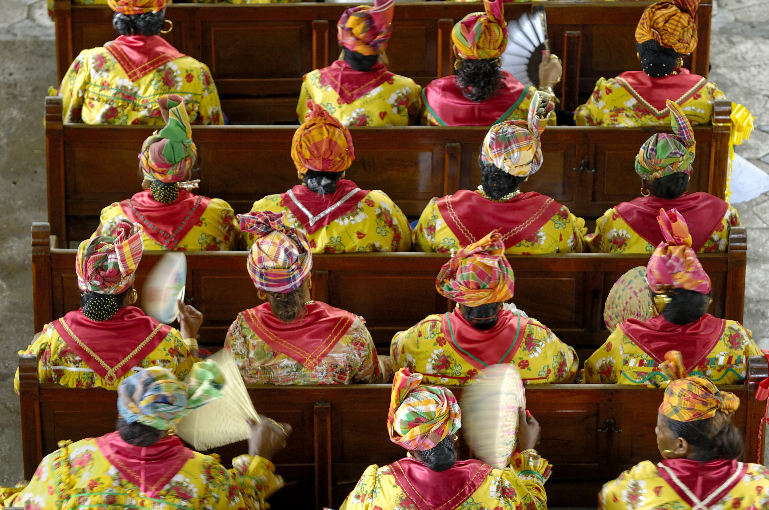 The Fête des Cuisinieres is an annual festival that commemorates the patron saint of cooks. Image courtesy of Guadeloupe Islands Tourist Board.
