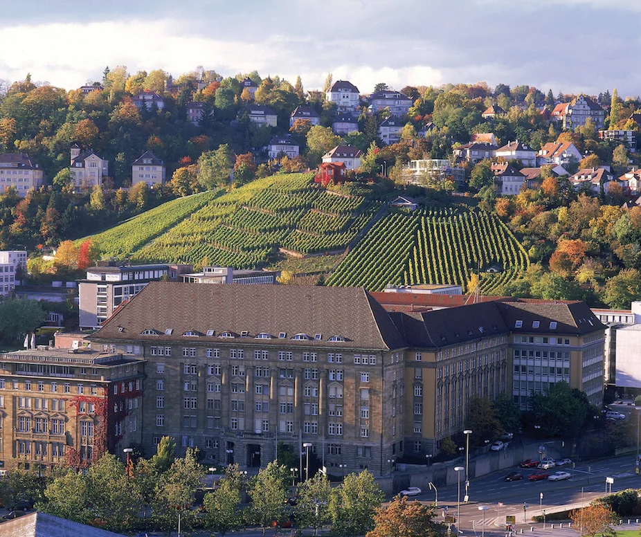 Some vineyards in Stuttgart are located within the city center. Image courtesy of the Germany National Tourist Board.