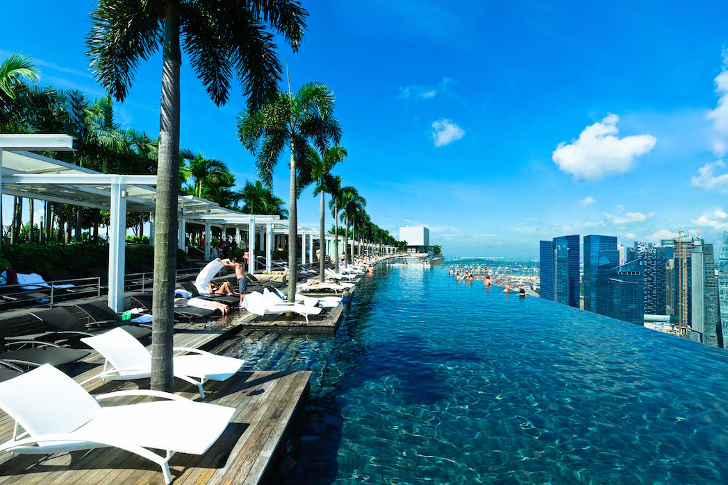 The SkyPark, the eternal home of epic selfies. Image courtesy of the Marina Bay Sands.