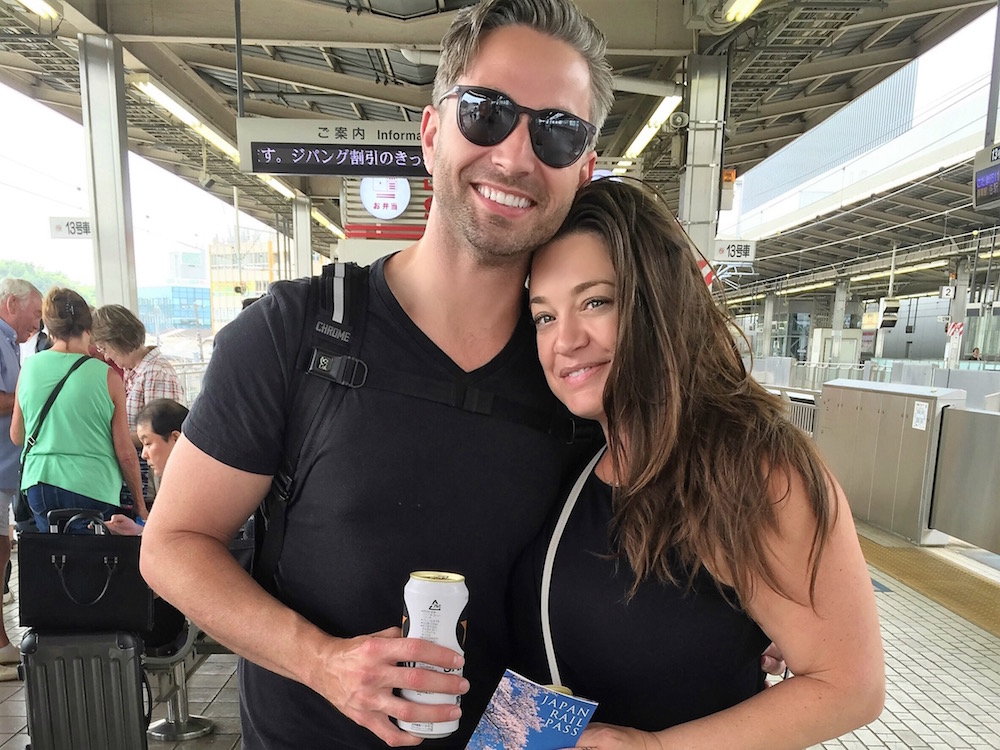 Mysteri and Nathan explored the region on a seven-day Japan Rail pass.