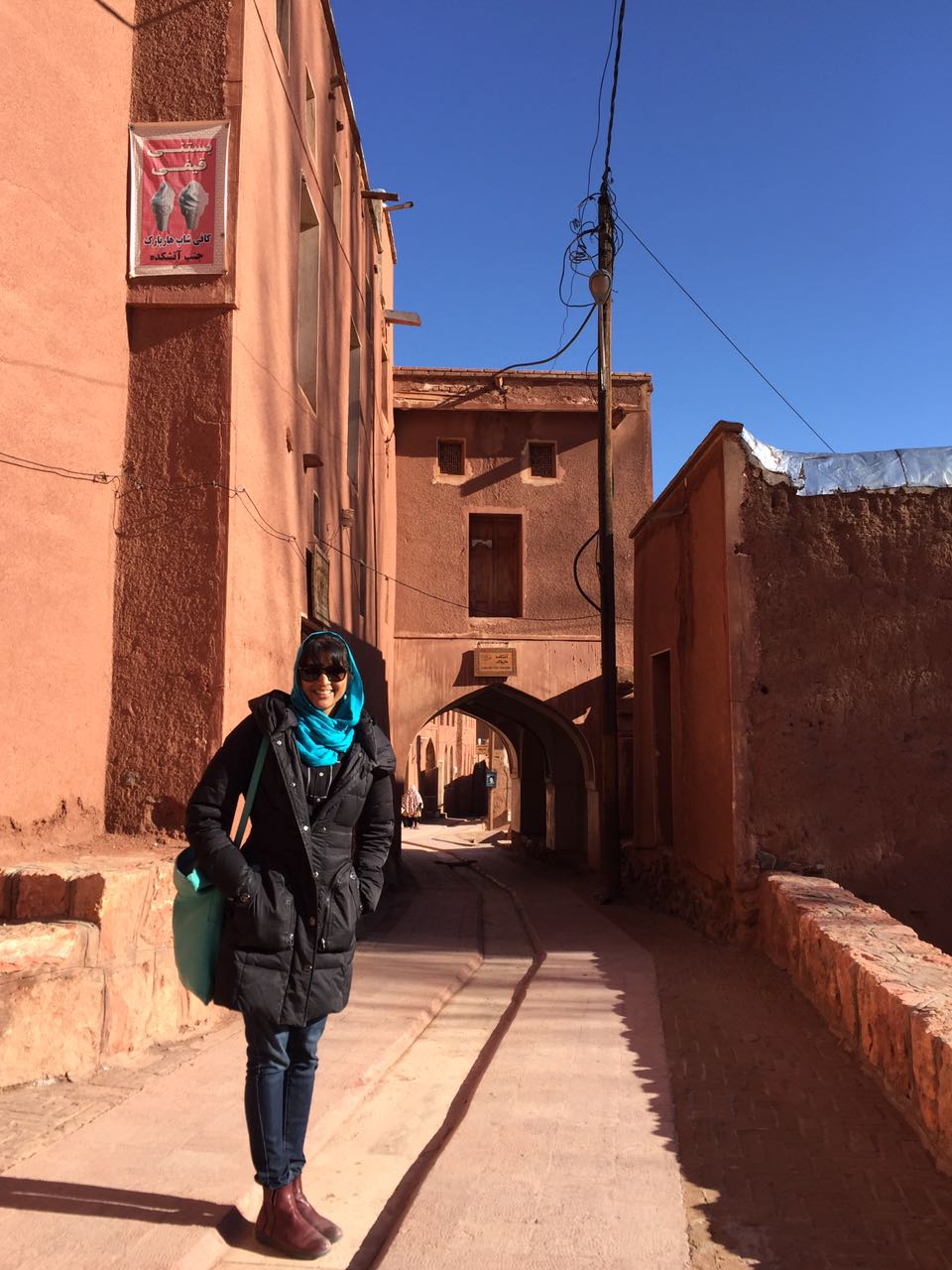Anusha in Abyaneh, Iran