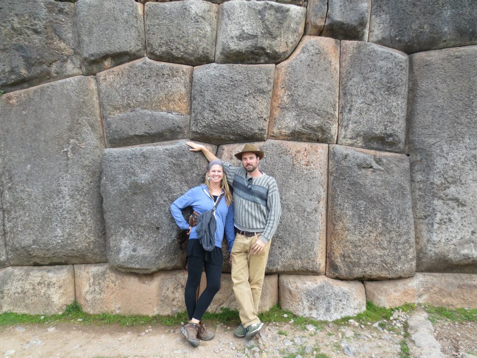 The fearless couple in Cusco, Peru