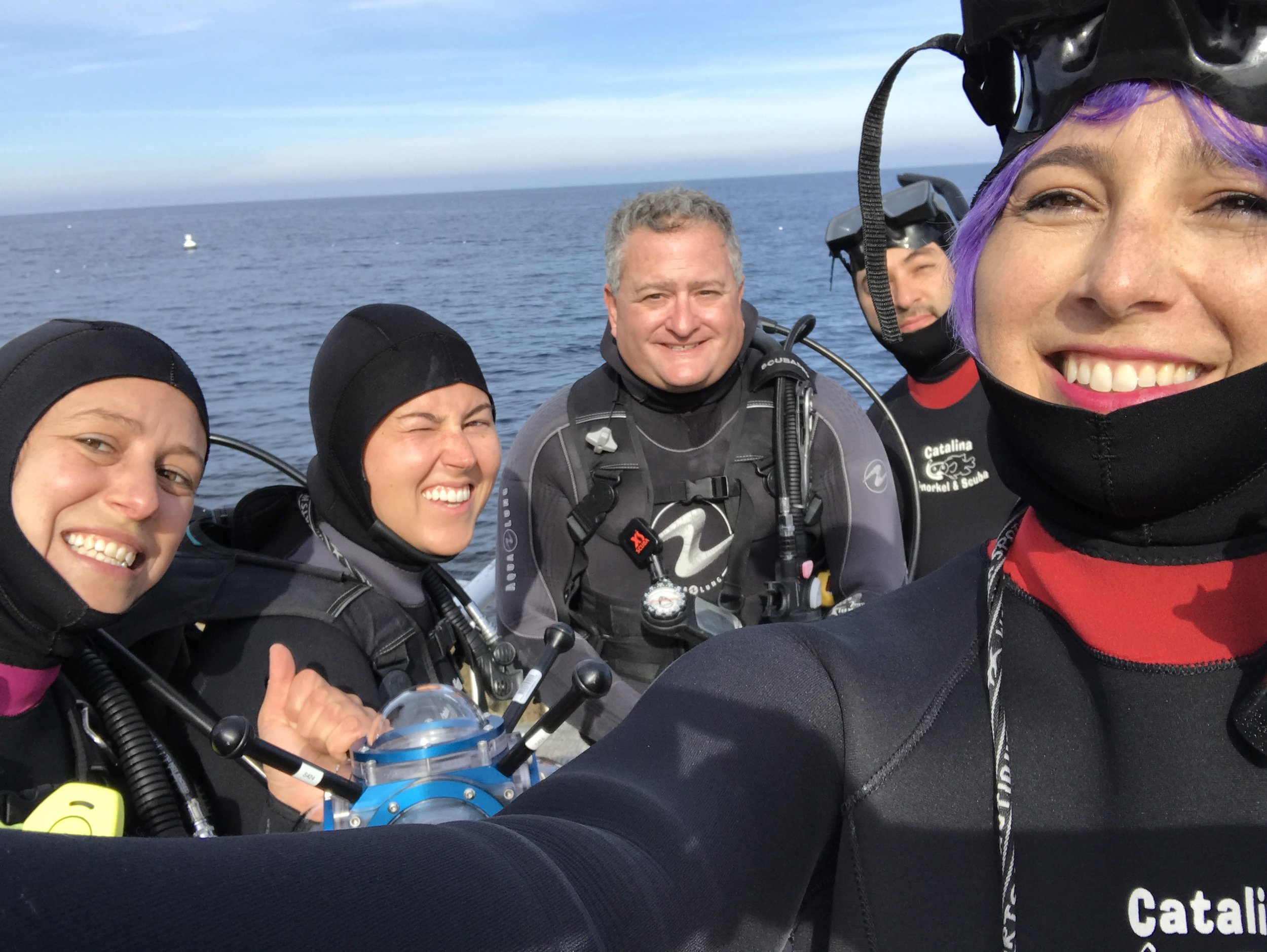 Our dream team, from left: Eve Cohen, Breanna Wilson, Dave Lieberman, Wasim Muklashy and Skye Mayring