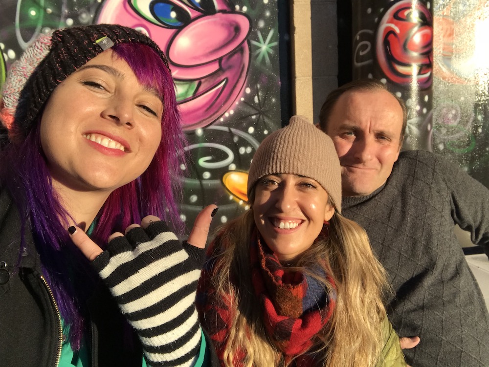 From left to right: Joan Jetsetter, LJ Roxas and Lee Molloy, co-founding member of the International Church of Cannabis