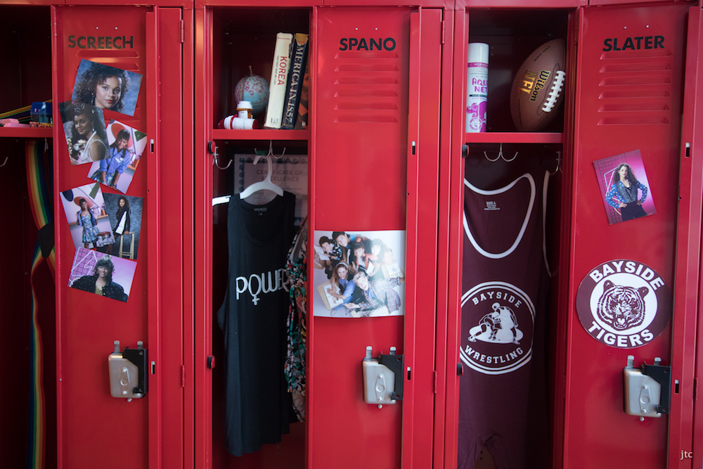  Screetch, Jessie and Slater’s lockers. Image courtesy of Tyler Curtis. 