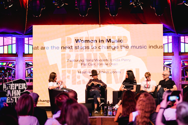  The ‘Women in Music” panel is part of Reeperbahn’s cultural programming. Image courtesy of Lena Meyer. 