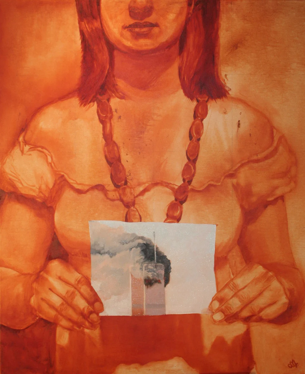 Security 30 X 24 oil on canvas