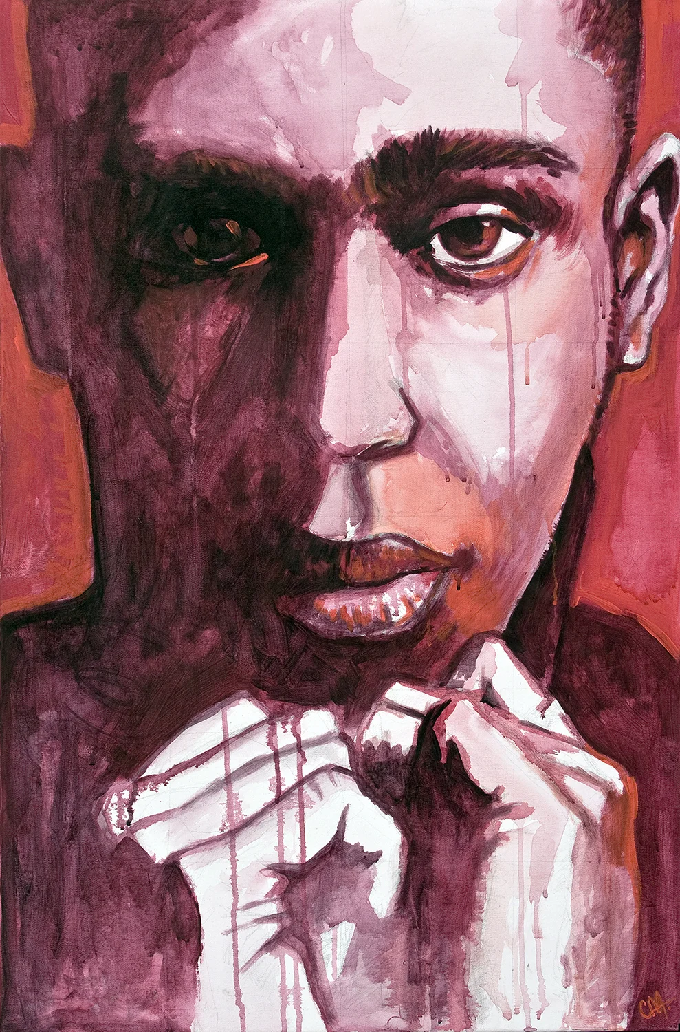 mosLive 36 X 24 acrylic on canvas