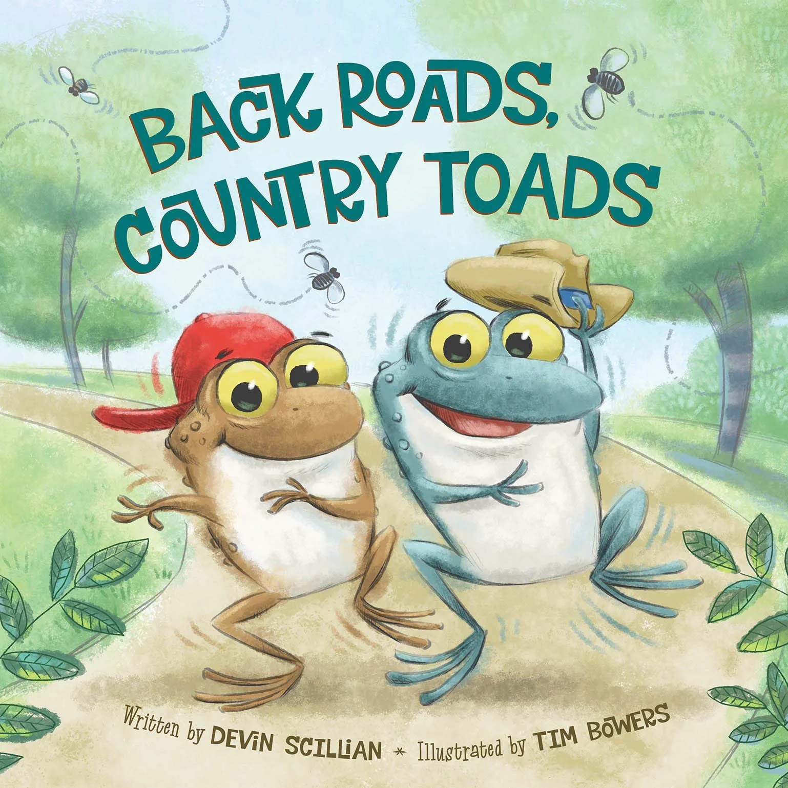 Cover of Backroads, Country Toads by Devin Scillian and Tim Bowers. TOADally awesome!
