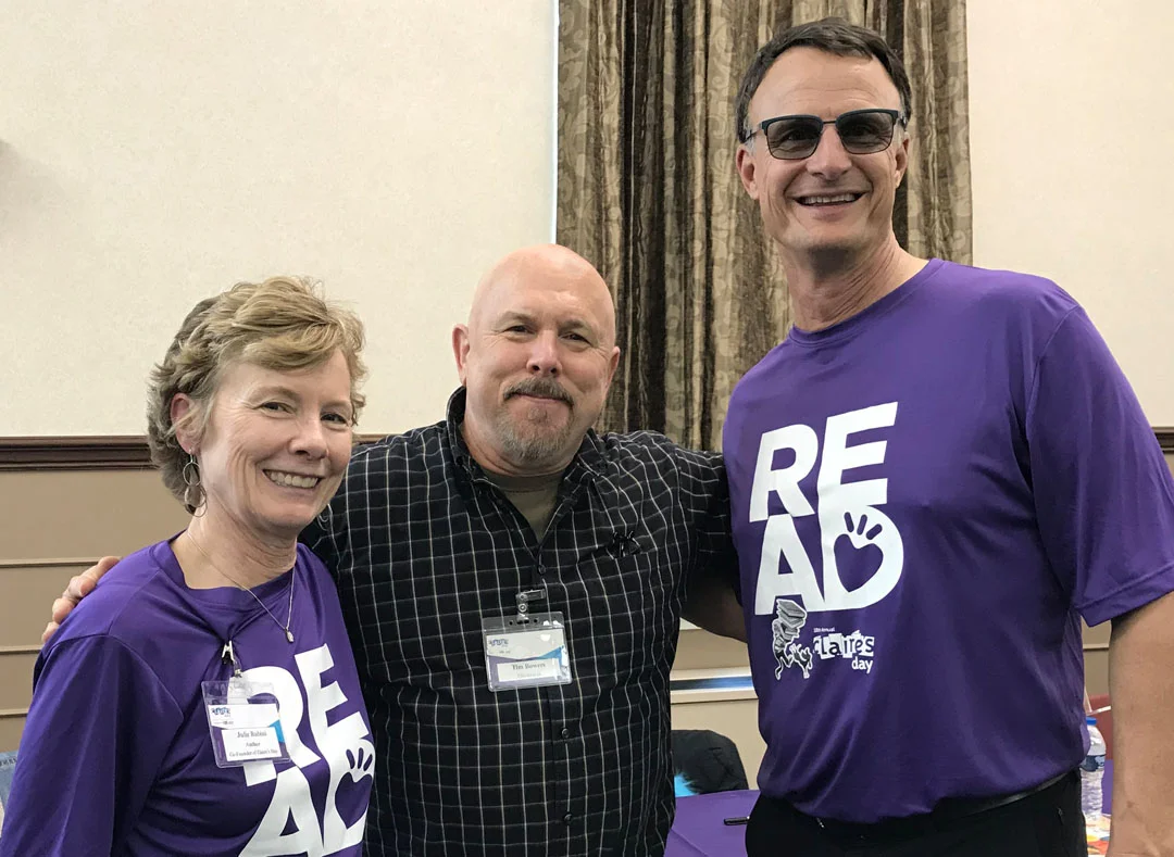Julie Rubini , Tim and Brad Rubini. Julie and Brad are Claire’s parents and founders of Claire’s Day .