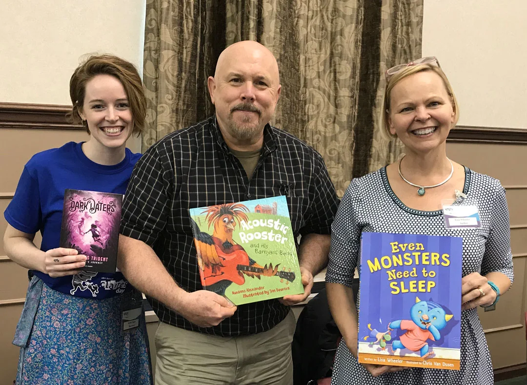 I was surrounded by talent at the festival. Kirbi Fagan , Tim and Lisa Wheeler .