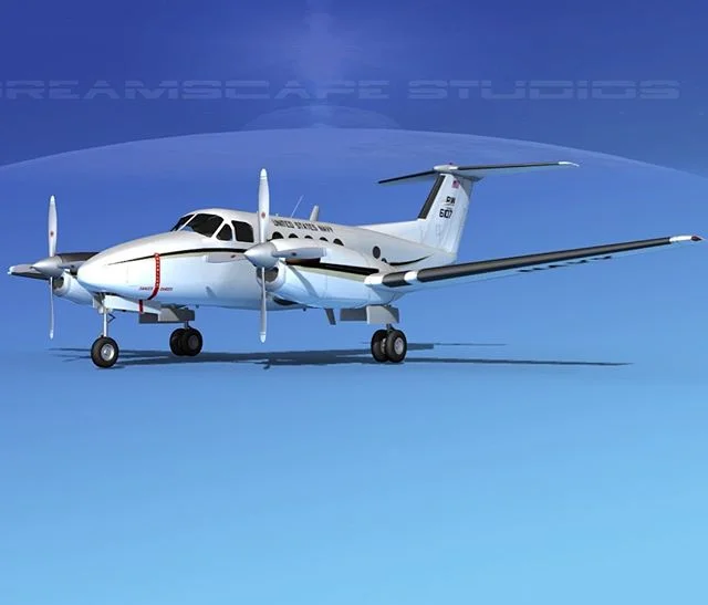 Beechcraft King Air UC-12Q #beechcraft #beechcraftkingair #plane #planepics #instaplane #kingair #privateplane #airplane #planelovers #aircraft #aviation #planes #instaaircraft #instaairplane #dreamscape3dmodels #3dplane #3dart #dreamscapemodels #aircraftlover