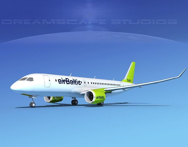 Bombardier CS100 Air Baltic #airplane #plane #bombardier #bombardiercs100 #aircraft #dreamscape3dmodels #jetplane #pilotlife #airbaltic #planelovers #planepics #pilotslife #jetpilot #aircraftmodel #3dplane #3dart