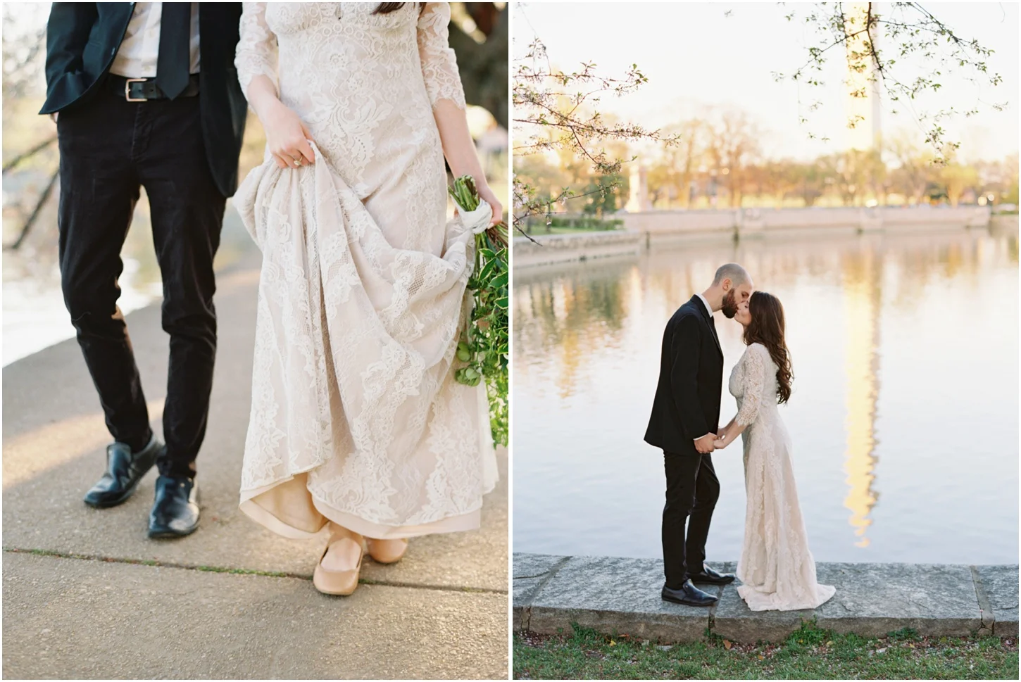 DC Cherry Blossom Wedding | Kristin Sweeting Photography