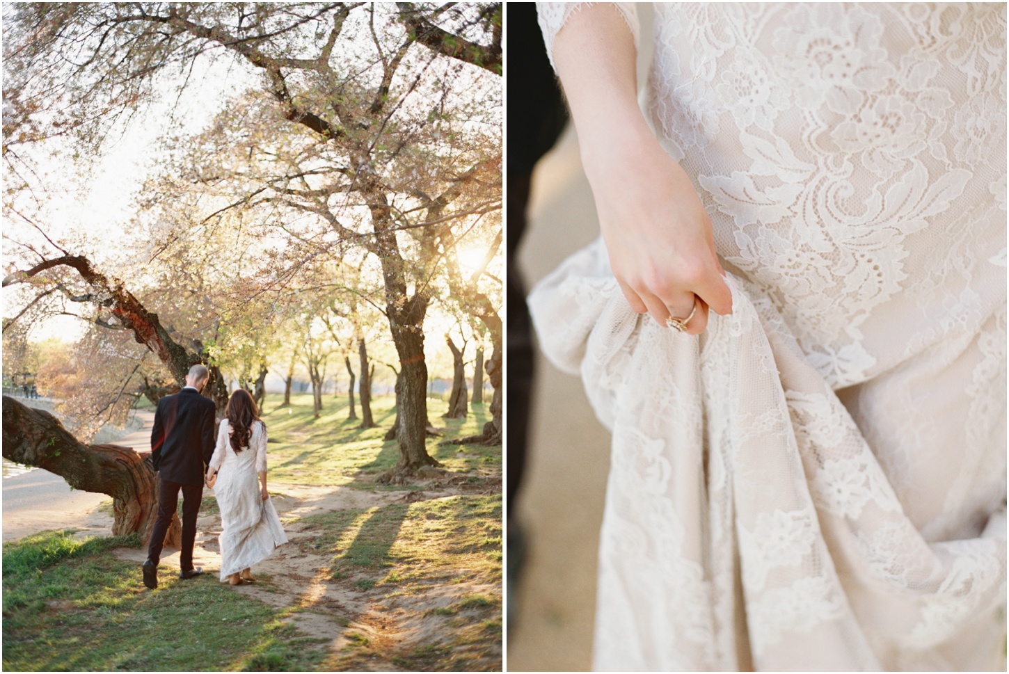 DC Cherry Blossom Wedding | Kristin Sweeting Photography